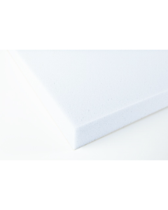 Akustikpanel Basotect® W 1200 x 600 x 50 mm - glatt - weiß 