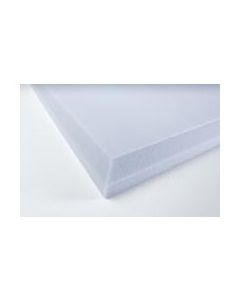 Akustikpanel Basotect® G+ 1200 x 600 x 50 mm - glatt - hellgrau- selbstklebend - deco