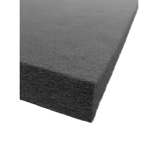 Pannello Fibra di Poliestere Ecosmart Nero 50kg/m³ ca.1200x600x40mm adesivo