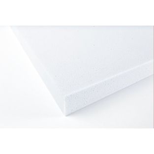 Pannello -fonoassorbente liscio bianco - Basotect ca.1200 x600x30mm / 0,72 mq - bianco
