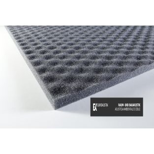 Pannelli fonoassorbenti bugnati Top 20 autoadesivo ca. 100 x 50 x 2 cm / 0,5 mq