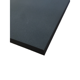 Akustikpanel Basotect® 1200 x 600 x 50 mm - glatt - antrazit gefärbt - selbstklebend