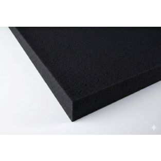 Pannelli in schiuma di melamina – Nero Basotect 1200x600x50mm adesivi
