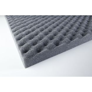 Pannelli fonoassorbenti bugnati PUR Light 20 ca. 100 x 50 x 2 cm / 0,5 mq