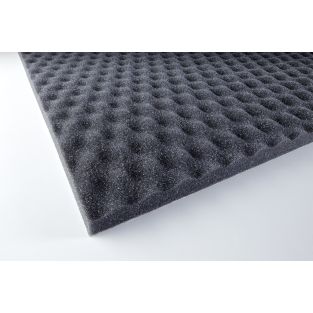 Pannelli fonoassorbenti bugnati PUR Top 20 ca. 100 x 50 x 2 cm / 0,5 mq