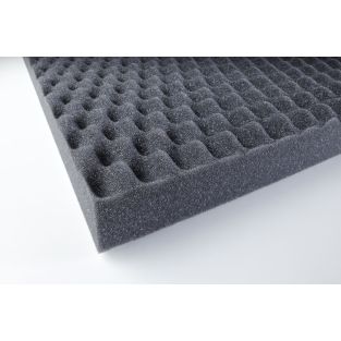 Pannelli fonoassorbenti bugnati PUR Top 50 autoade ca. 100 x 50 x 5 cm / 0,5 mq
